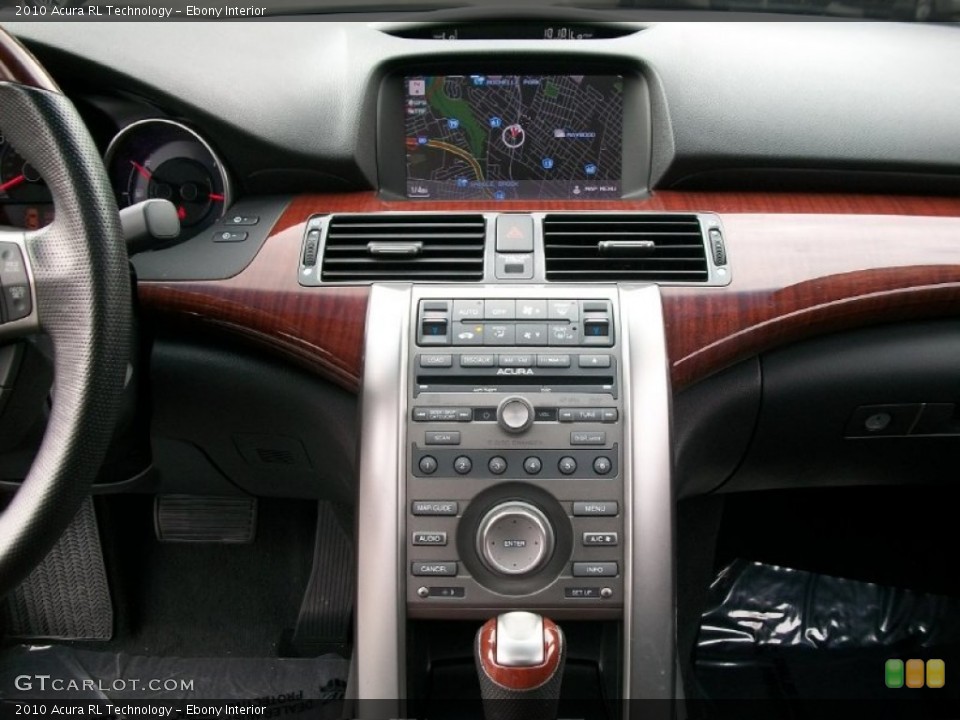 Ebony Interior Controls for the 2010 Acura RL Technology #50544817