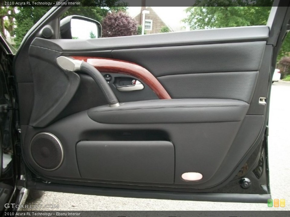 Ebony Interior Door Panel for the 2010 Acura RL Technology #50544937