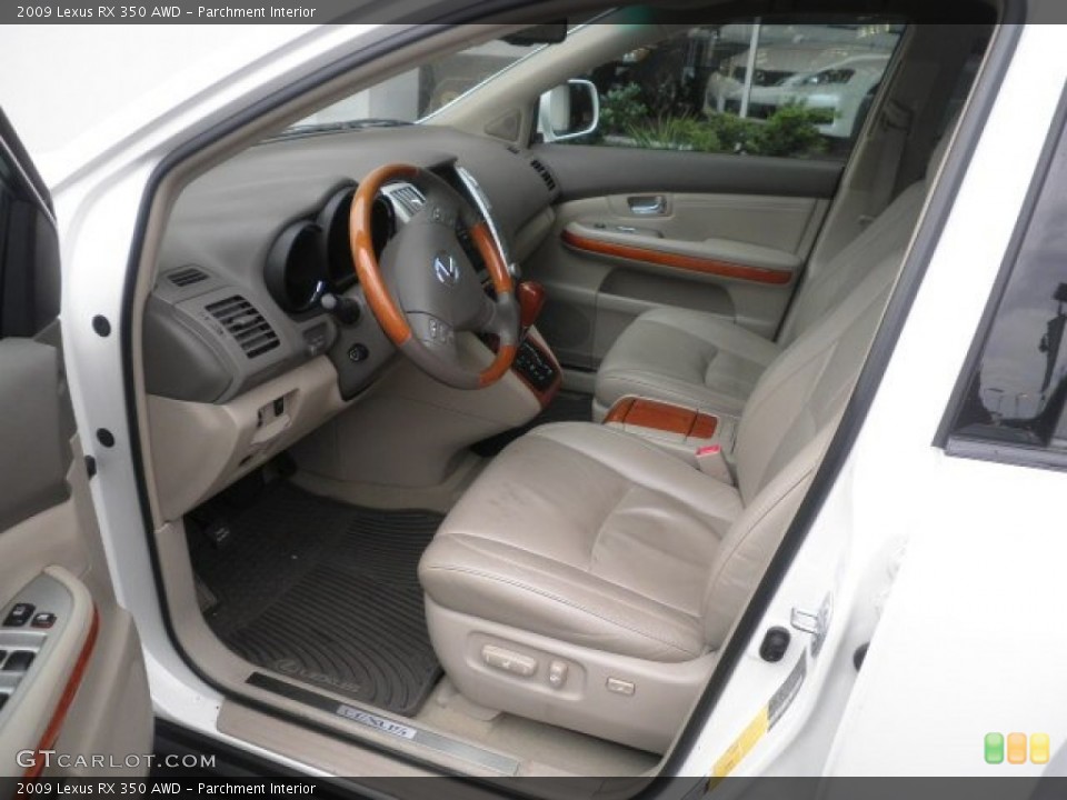 Parchment Interior Photo for the 2009 Lexus RX 350 AWD #50545408