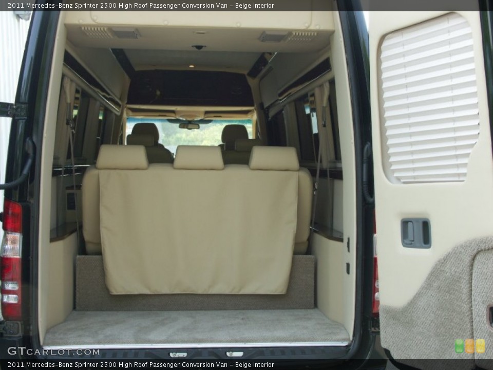 Beige Interior Trunk for the 2011 Mercedes-Benz Sprinter 2500 High Roof Passenger Conversion Van #50545630
