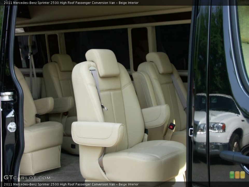 Beige Interior Photo for the 2011 Mercedes-Benz Sprinter 2500 High Roof Passenger Conversion Van #50545651