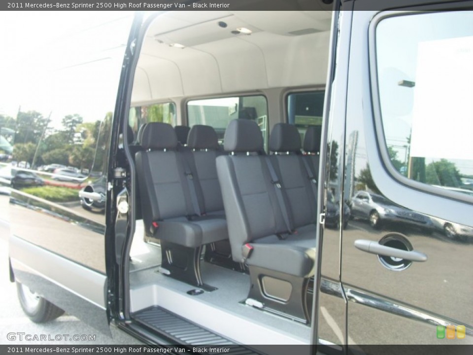 Black Interior Photo for the 2011 Mercedes-Benz Sprinter 2500 High Roof Passenger Van #50545903