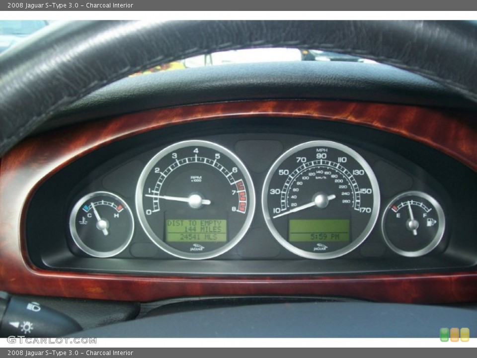 Charcoal Interior Gauges for the 2008 Jaguar S-Type 3.0 #50546683