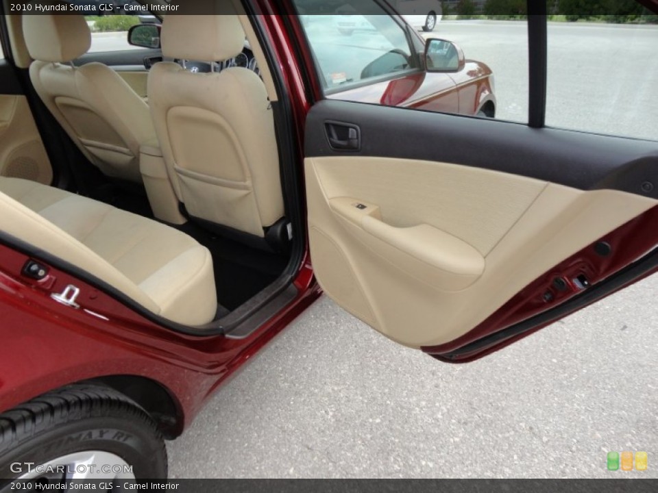 Camel Interior Door Panel for the 2010 Hyundai Sonata GLS #50547895