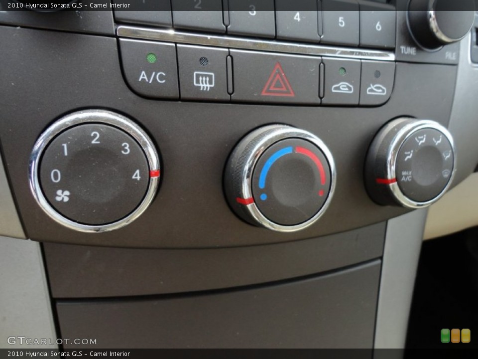 Camel Interior Controls for the 2010 Hyundai Sonata GLS #50547985
