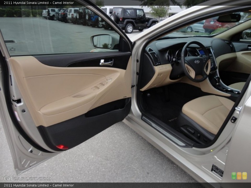 Camel Interior Door Panel for the 2011 Hyundai Sonata Limited #50548189