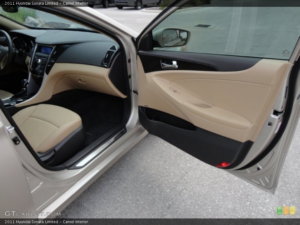 Camel Interior Door Panel for the 2011 Hyundai Sonata Limited #50548222