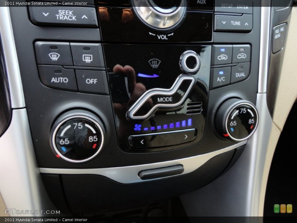 Camel Interior Controls for the 2011 Hyundai Sonata Limited #50548264