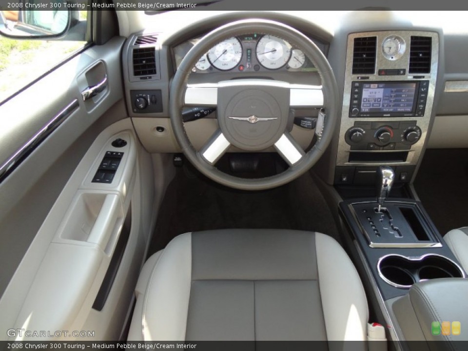 Medium Pebble Beige/Cream Interior Dashboard for the 2008 Chrysler 300 Touring #50548486