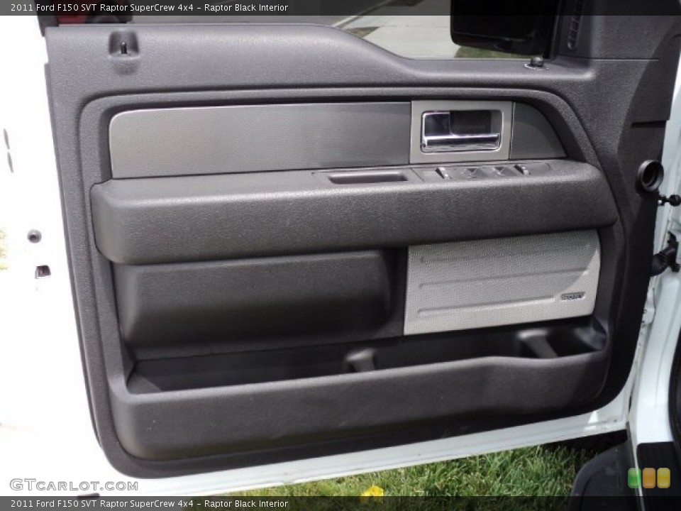 Raptor Black Interior Door Panel for the 2011 Ford F150 SVT Raptor SuperCrew 4x4 #50552626