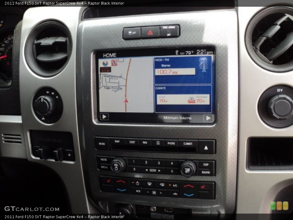 Raptor Black Interior Navigation for the 2011 Ford F150 SVT Raptor SuperCrew 4x4 #50552871