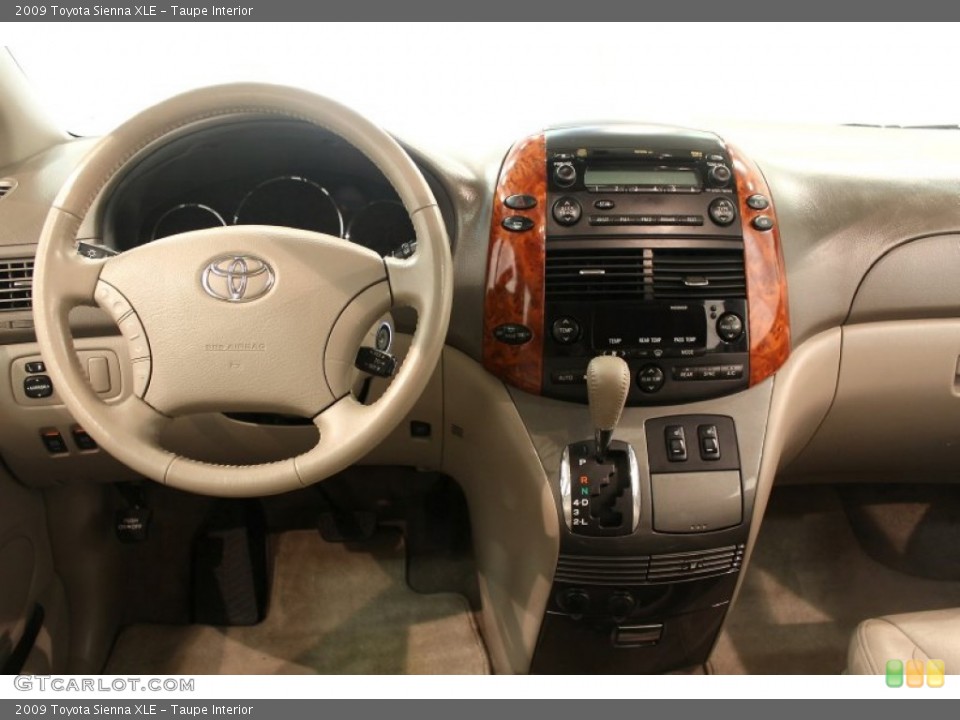 Taupe Interior Dashboard for the 2009 Toyota Sienna XLE #50554227