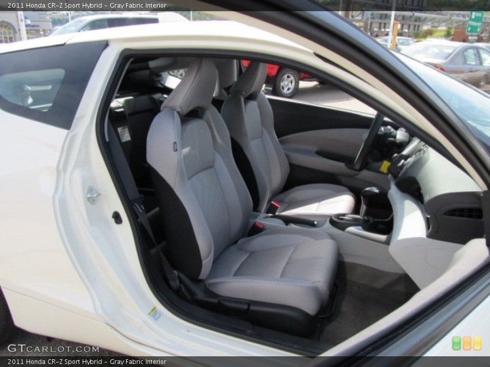 Gray Fabric Interior Photo for the 2011 Honda CR-Z Sport Hybrid #50555338