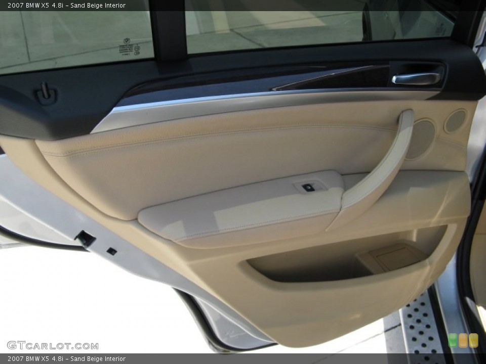 Sand Beige Interior Door Panel for the 2007 BMW X5 4.8i #50557264
