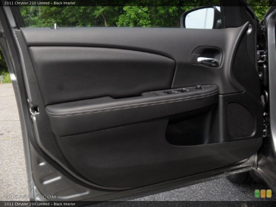 Black Interior Door Panel for the 2011 Chrysler 200 Limited #50558014