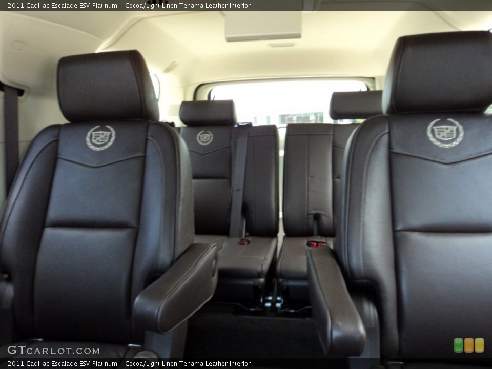 Cocoa/Light Linen Tehama Leather Interior Photo for the 2011 Cadillac Escalade ESV Platinum #50558428