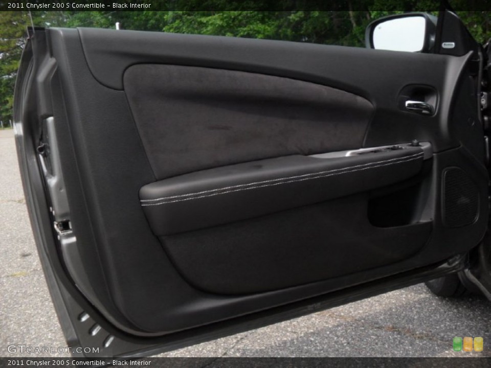 Black Interior Door Panel for the 2011 Chrysler 200 S Convertible #50558450
