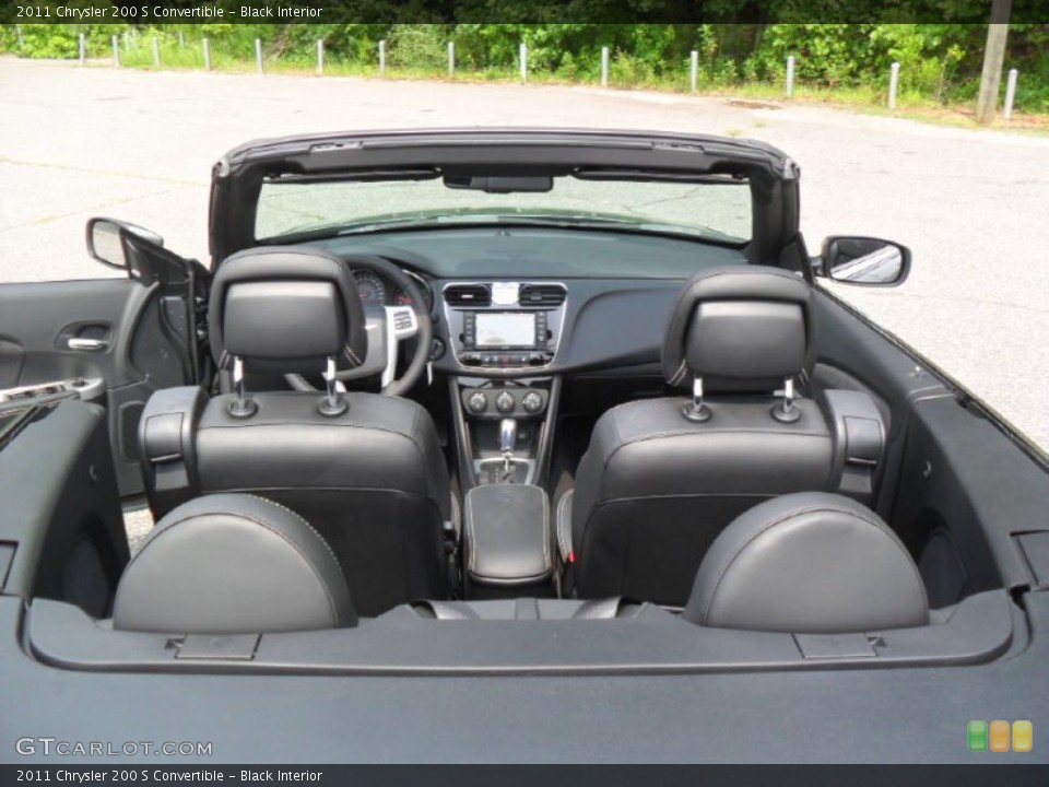 Black Interior Photo for the 2011 Chrysler 200 S Convertible #50558584