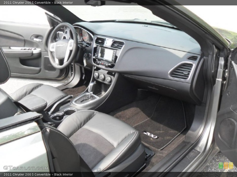 Black Interior Dashboard for the 2011 Chrysler 200 S Convertible #50558635