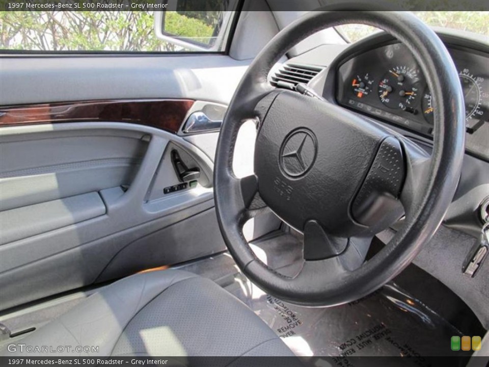 Grey Interior Steering Wheel for the 1997 Mercedes-Benz SL 500 Roadster #50562547