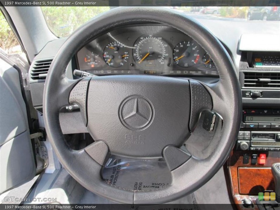 Grey Interior Steering Wheel for the 1997 Mercedes-Benz SL 500 Roadster #50562637