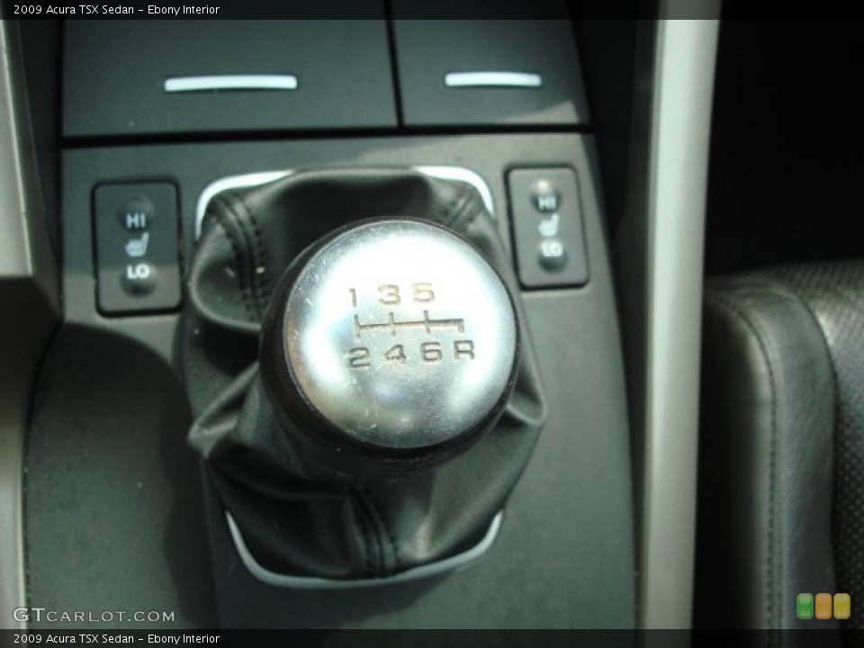 Ebony Interior Transmission for the 2009 Acura TSX Sedan #50563582