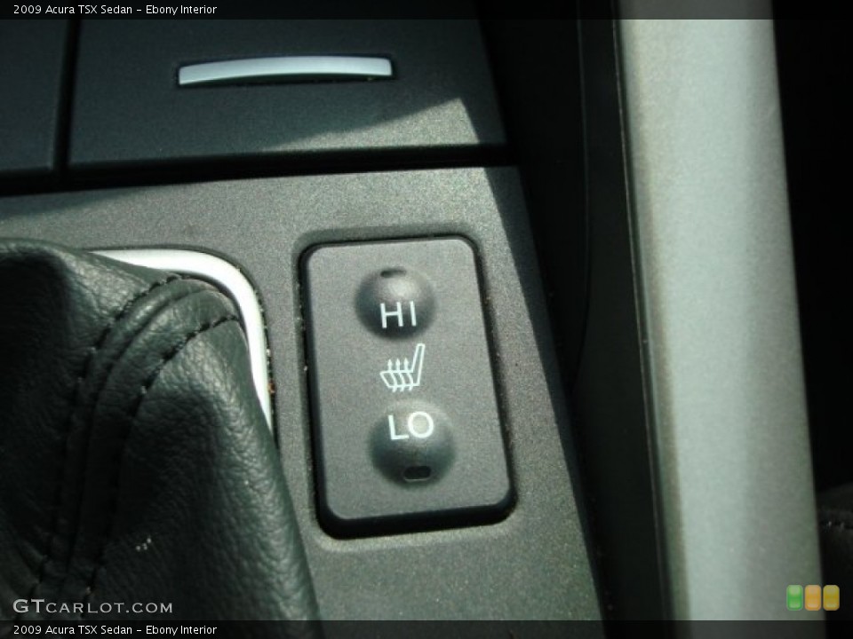 Ebony Interior Controls for the 2009 Acura TSX Sedan #50563597