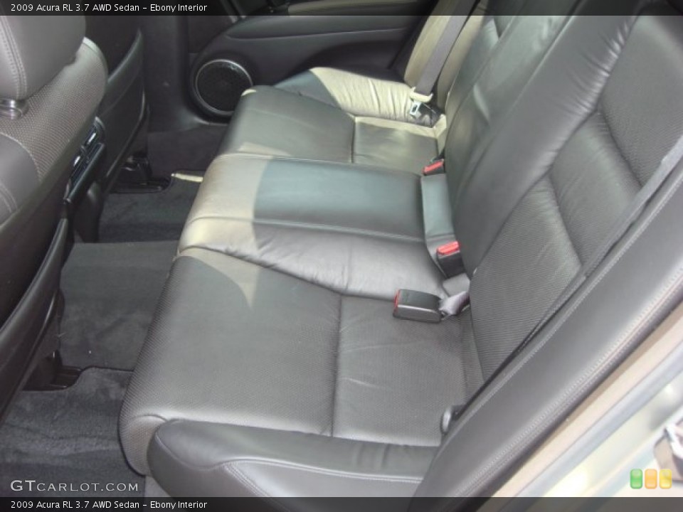 Ebony Interior Photo for the 2009 Acura RL 3.7 AWD Sedan #50563807
