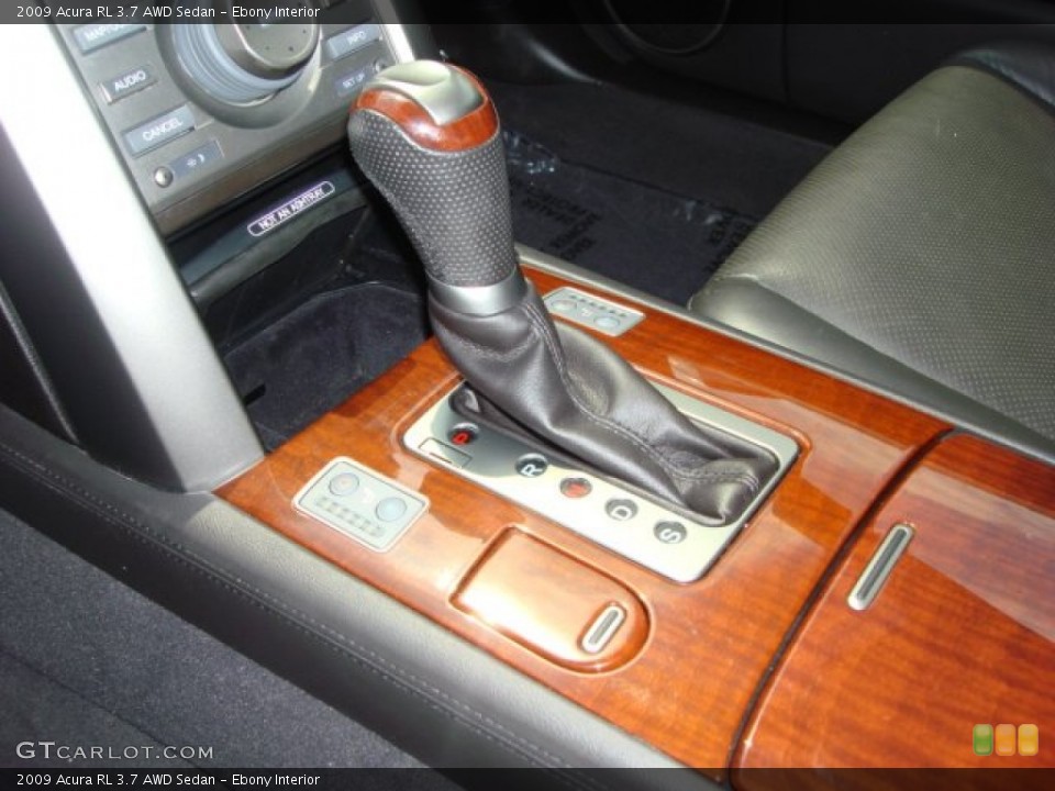 Ebony Interior Transmission for the 2009 Acura RL 3.7 AWD Sedan #50563925