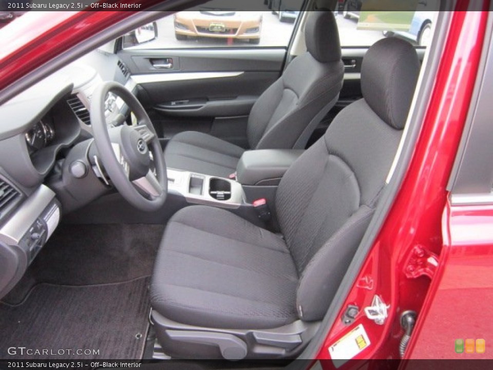 Off-Black Interior Photo for the 2011 Subaru Legacy 2.5i #50564491