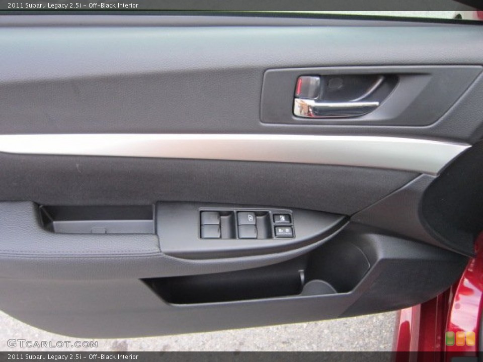 Off-Black Interior Door Panel for the 2011 Subaru Legacy 2.5i #50564650
