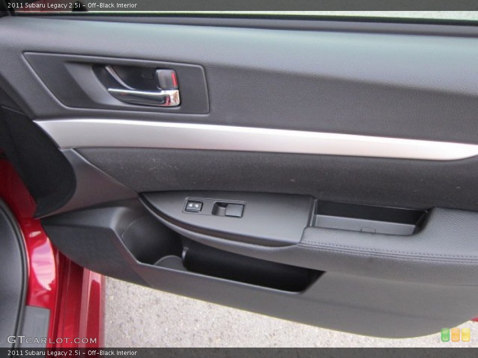 Off-Black Interior Door Panel for the 2011 Subaru Legacy 2.5i #50564695