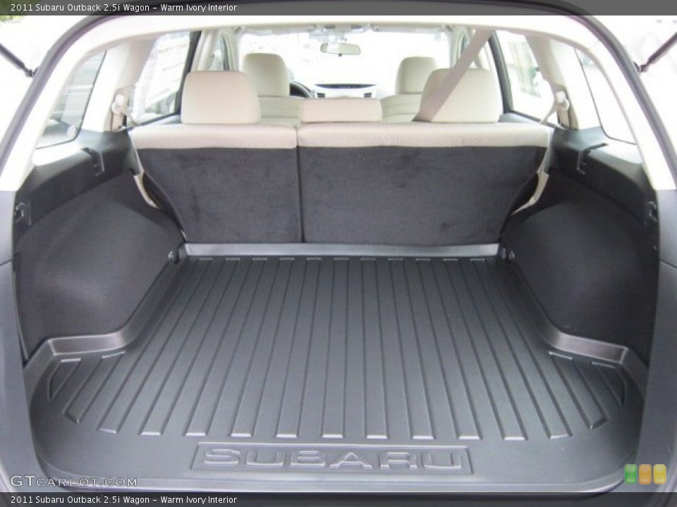 Warm Ivory Interior Trunk for the 2011 Subaru Outback 2.5i Wagon #50565103