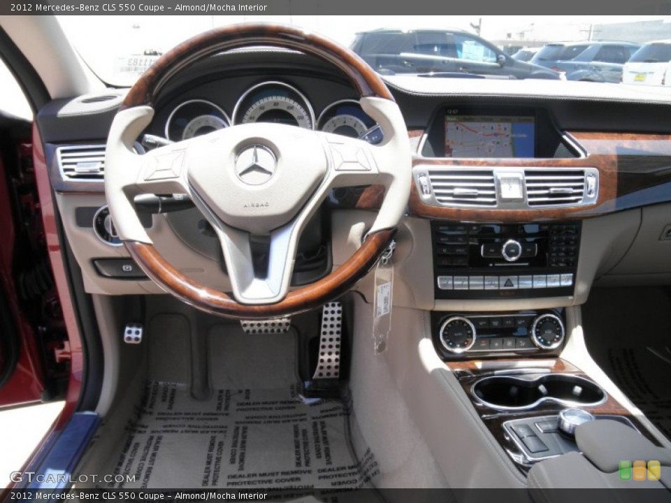 Almond/Mocha Interior Dashboard for the 2012 Mercedes-Benz CLS 550 Coupe #50565670