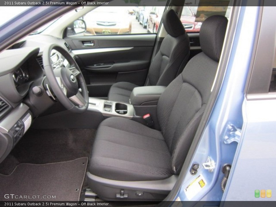 Off Black Interior Photo for the 2011 Subaru Outback 2.5i Premium Wagon #50565961