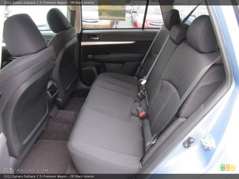 Off Black Interior Photo for the 2011 Subaru Outback 2.5i Premium Wagon #50565976