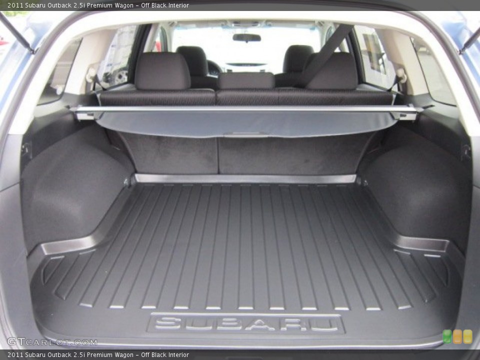 Off Black Interior Trunk for the 2011 Subaru Outback 2.5i Premium Wagon #50565991