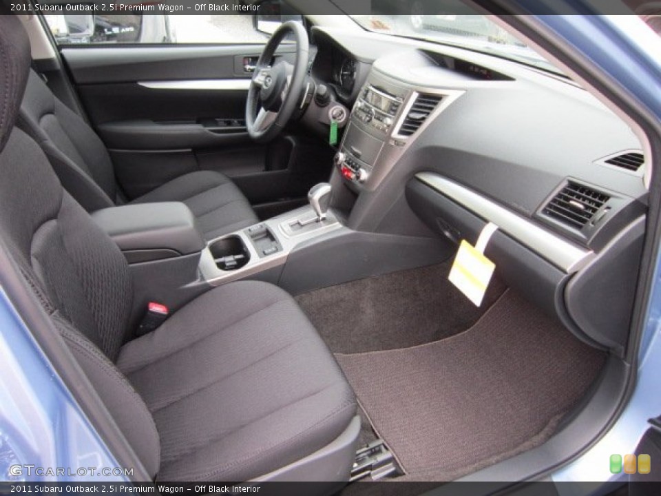 Off Black Interior Photo for the 2011 Subaru Outback 2.5i Premium Wagon #50566003
