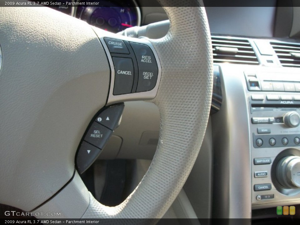 Parchment Interior Controls for the 2009 Acura RL 3.7 AWD Sedan #50566240