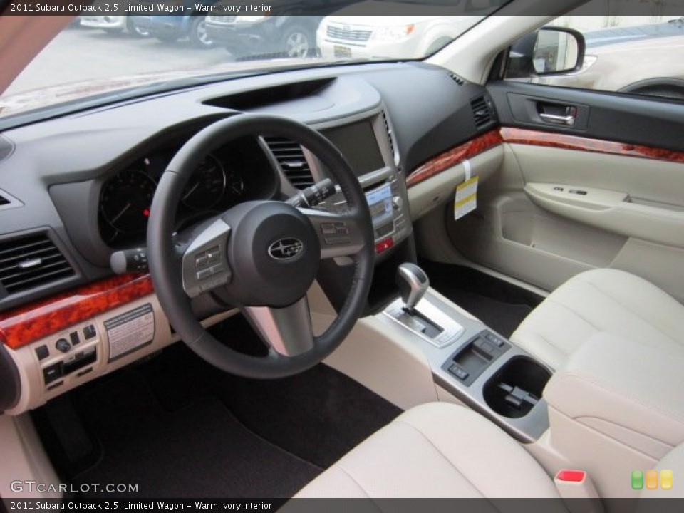 Warm Ivory Interior Photo for the 2011 Subaru Outback 2.5i Limited Wagon #50566681