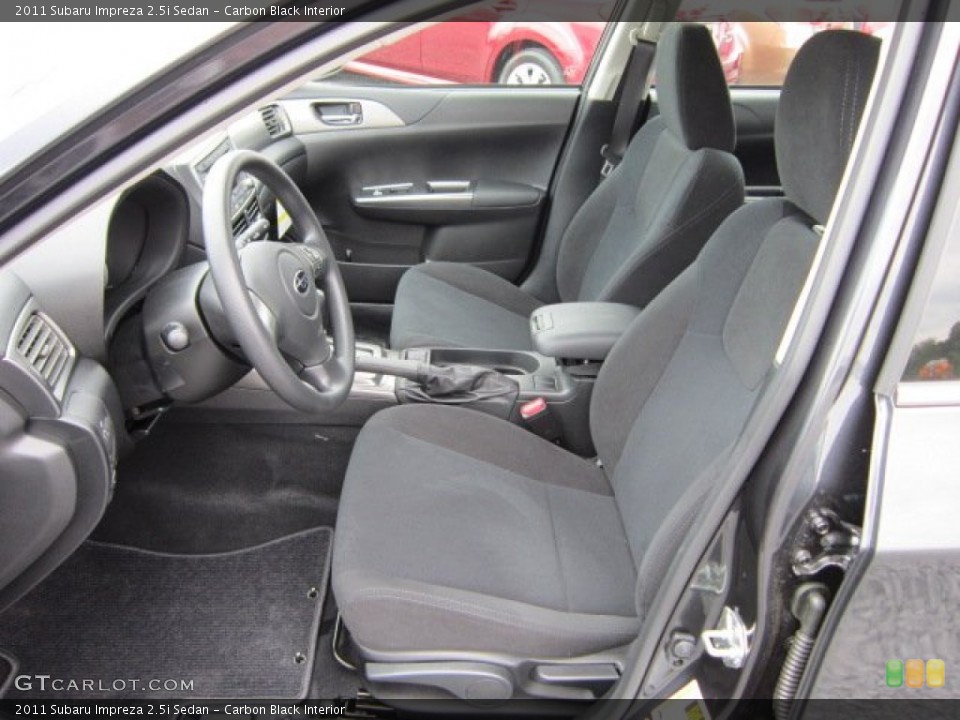 Carbon Black Interior Photo for the 2011 Subaru Impreza 2.5i Sedan #50566828