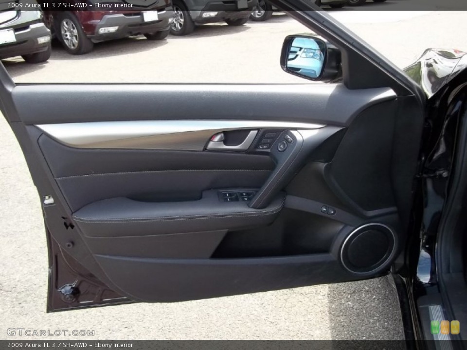 Ebony Interior Door Panel for the 2009 Acura TL 3.7 SH-AWD #50566954