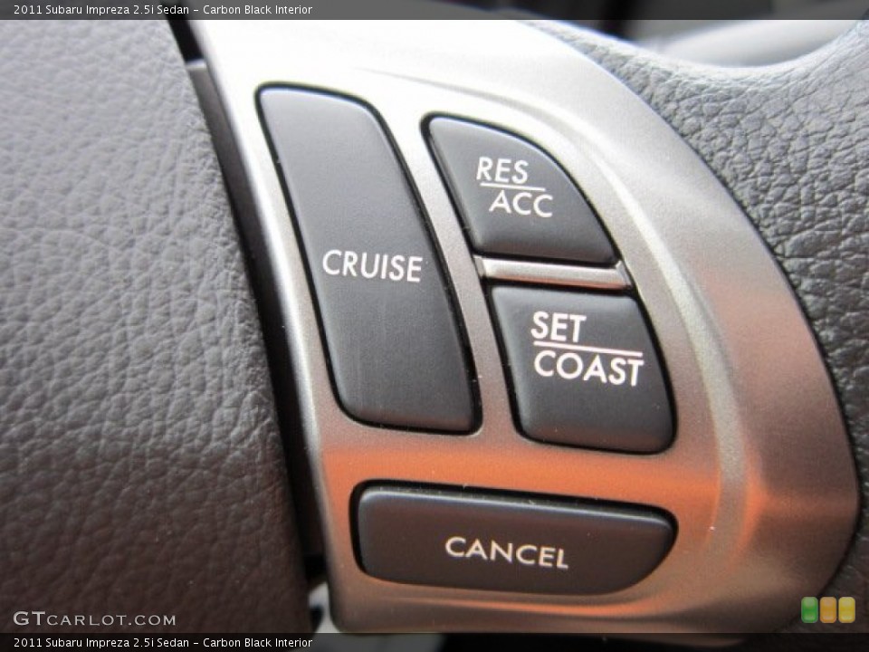 Carbon Black Interior Controls for the 2011 Subaru Impreza 2.5i Sedan #50567044