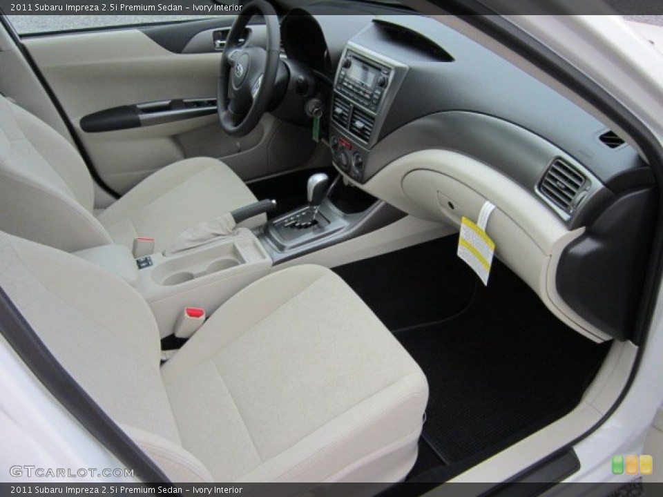 Ivory Interior Photo for the 2011 Subaru Impreza 2.5i Premium Sedan #50567161