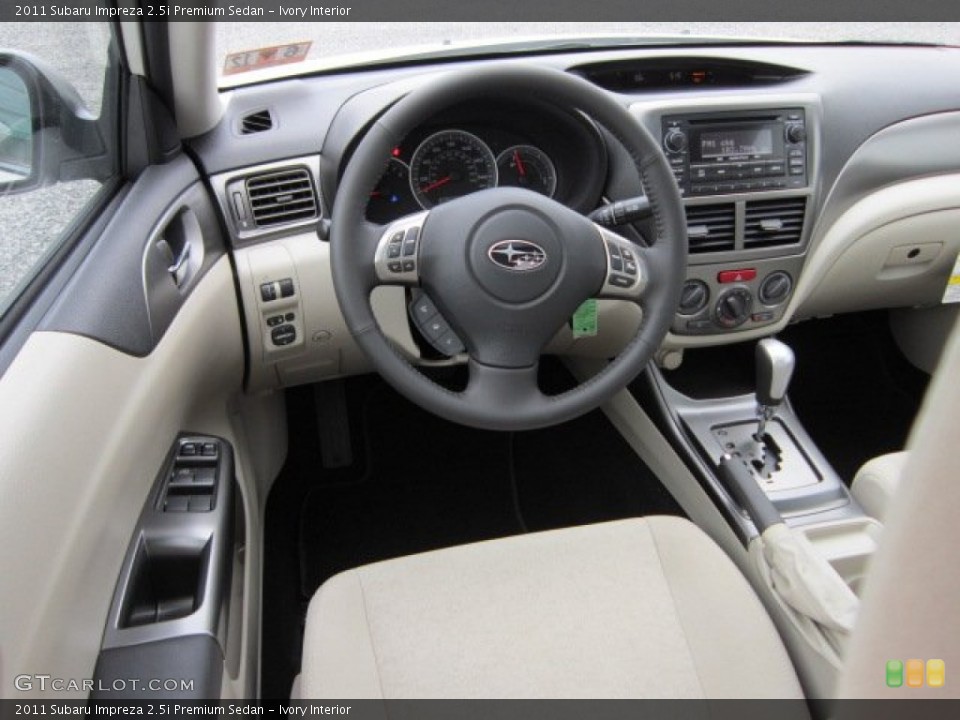 Ivory Interior Photo for the 2011 Subaru Impreza 2.5i Premium Sedan #50567299