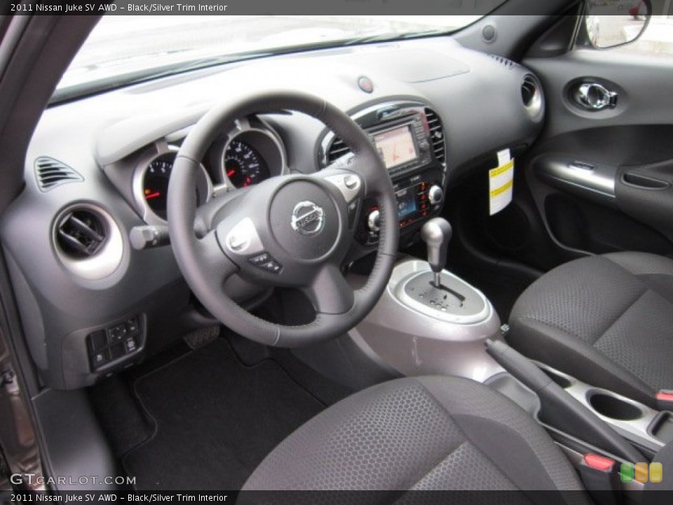 Black/Silver Trim Interior Photo for the 2011 Nissan Juke SV AWD #50568715
