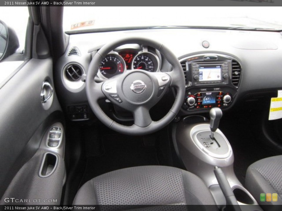 Black/Silver Trim Interior Dashboard for the 2011 Nissan Juke SV AWD #50568742
