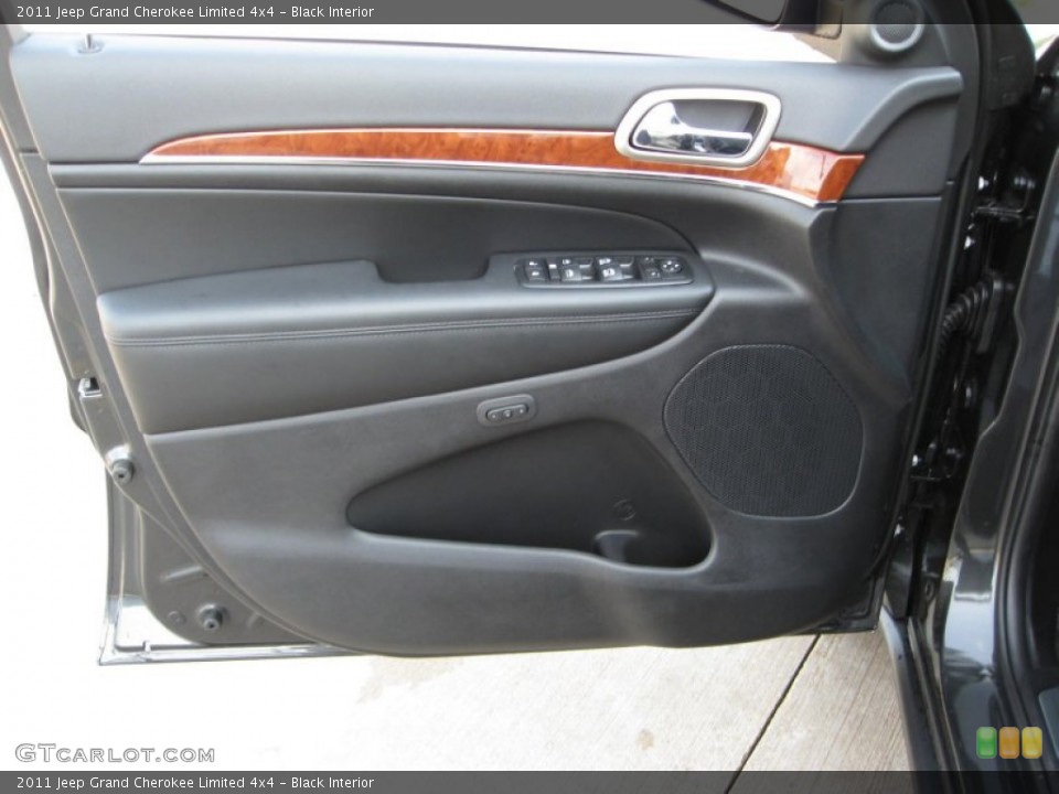 Black Interior Door Panel for the 2011 Jeep Grand Cherokee Limited 4x4 #50569386
