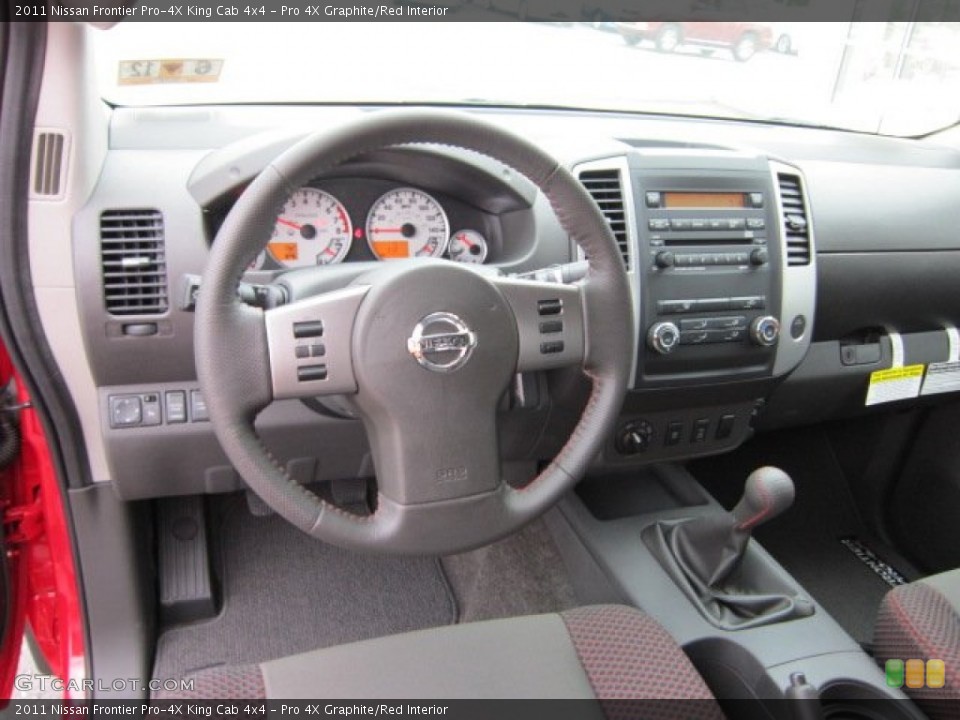 Pro 4X Graphite/Red Interior Photo for the 2011 Nissan Frontier Pro-4X King Cab 4x4 #50569438