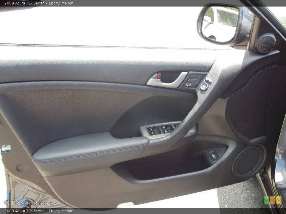 Ebony Interior Door Panel for the 2009 Acura TSX Sedan #50569528